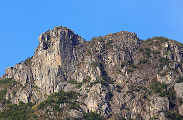 Image showing Lion Rock in Hong Kong