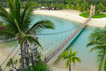 Image showing landscape in sentosa, Singapore