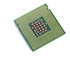 Image showing CPU over white background