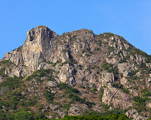 Image showing Lion Rock in Hong Kong
