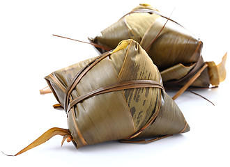 Image showing traditional wrapped rice dumplings