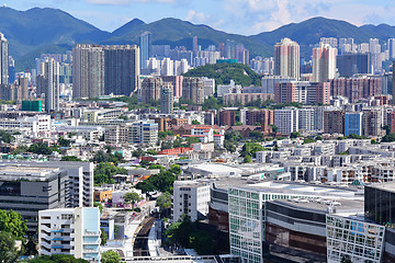 Image showing downtown of Hong Kong city