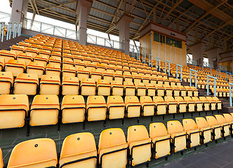 Image showing stadium seats