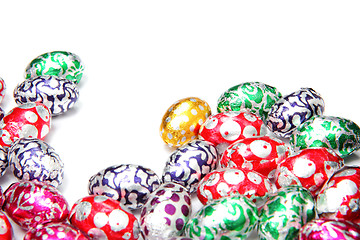 Image showing Colorful easter eggs