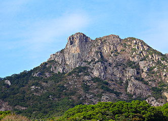 Image showing Lion Rock in Hong Kong