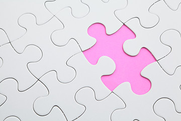 Image showing puzzle with missing piece