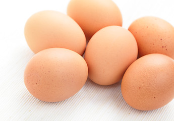 Image showing fresh eggs