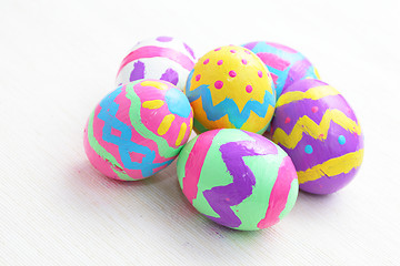 Image showing Colorful Easter Eggs