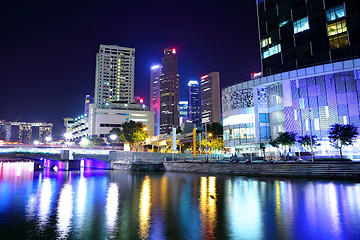 Image showing Singapore at night