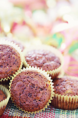 Image showing banana and chocolate muffins