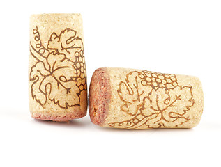 Image showing Two Wine corks