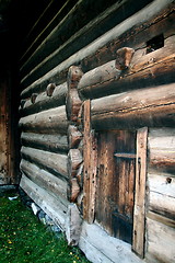 Image showing Old timber walls
