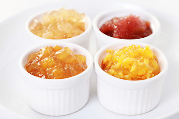 Image showing yellow fruits jam