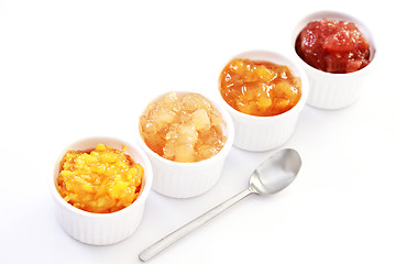 Image showing yellow fruits jam