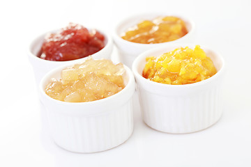 Image showing yellow fruits jam