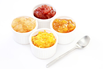 Image showing yellow fruits jam