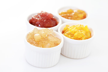 Image showing yellow fruits jam