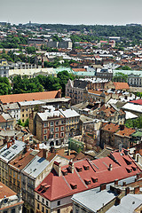 Image showing Lviv Aerial View