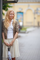 Image showing Beautiful Girls at Street