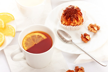 Image showing Tea With Cakes