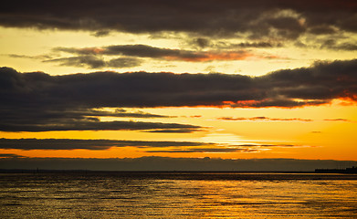 Image showing Sea Sunset