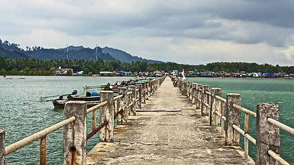 Image showing Concrete Pier