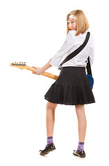 Image showing Teen Girl Rockstar