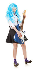 Image showing Teen Girl Rockstar