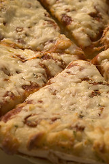 Image showing four cheese pizza