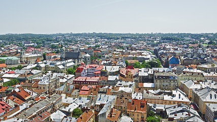 Image showing Lviv Aerial View