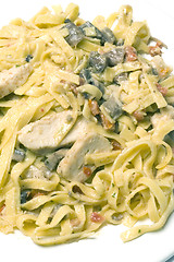 Image showing garlic chicken alfredo