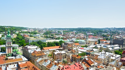 Image showing Lviv Aerial View