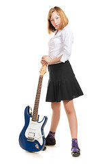 Image showing Teen Girl Rockstar