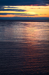 Image showing Sea Sunset