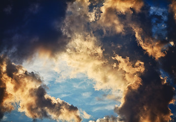 Image showing Dramatic Clouds