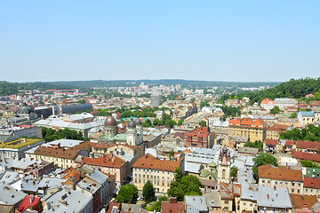 Image showing Lviv Aerial View