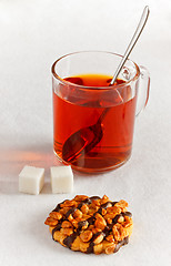 Image showing Tea With Cookie