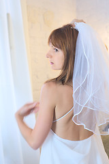 Image showing Bride in Veil