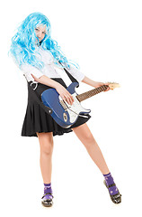 Image showing Teen Girl Rockstar