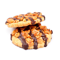 Image showing Chocolate Chip Cookies With Peanuts