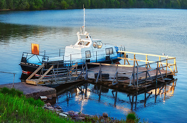 Image showing Docked Boat