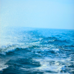 Image showing Blue Ocean Wave