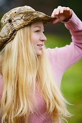 Image showing Fisherwoman Portrait