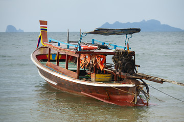 Image showing Long Tail Boat