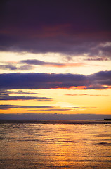 Image showing Sea Sunset