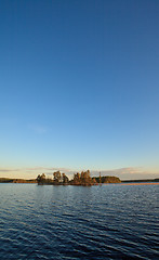 Image showing Sunset on a Lake
