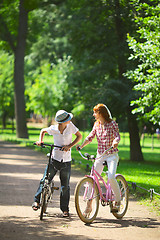 Image showing Mother and Son in Park