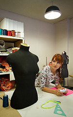 Image showing Woman in Workshop