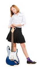 Image showing Teen Girl Rockstar