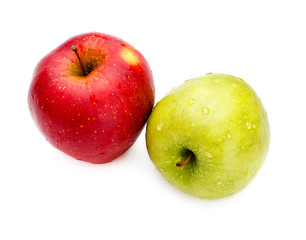 Image showing Red and Green Apples